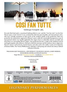 Wolfgang Amadeus Mozart (1756-1791): Cosi fan tutte, 2 DVDs