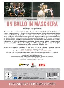 Giuseppe Verdi (1813-1901): Un Ballo in Maschera, DVD