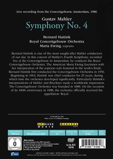 Gustav Mahler (1860-1911): Symphonie Nr.4, DVD