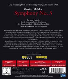 Gustav Mahler (1860-1911): Symphonie Nr.3, Blu-ray Disc