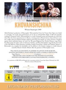 Modest Mussorgsky (1839-1881): Chowanschtschina, 2 DVDs