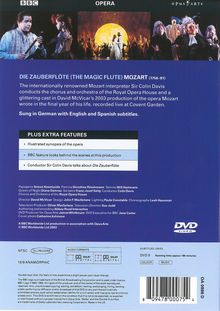 Wolfgang Amadeus Mozart (1756-1791): Die Zauberflöte, DVD