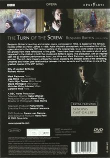 Benjamin Britten (1913-1976): The Turn of the Screw op.54 (Opernverfilmung), DVD