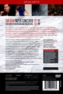 Tan Dun (geb. 1957): Paper Concerto für Paper Percussion &amp; Orchestra, DVD