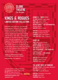 William Shakespeare - Kings &amp; Rogues (OmU), 4 DVDs
