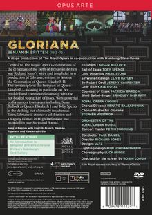 Benjamin Britten (1913-1976): Gloriana, DVD