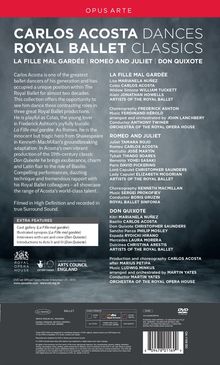 Royal Ballet Covent Garden:Carlos Acosta Dances / Royal Ballet Classics, 3 DVDs