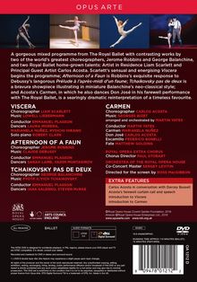 The Royal Ballet: Viscera / Carmen / Afternoon of a Faun / Tschaikowsky Pas de Deux, DVD