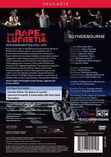 Benjamin Britten (1913-1976): The Rape of Lucretia, DVD