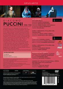 Giacomo Puccini (1858-1924): 3 Opern-Gesamtaufnahmen, 6 DVDs