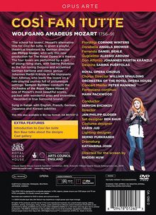 Wolfgang Amadeus Mozart (1756-1791): Cosi fan tutte, DVD