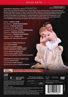 Kenneth MacMillans Manon, DVD