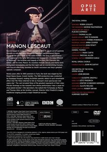 Giacomo Puccini (1858-1924): Manon Lescaut, DVD