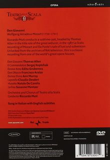 Wolfgang Amadeus Mozart (1756-1791): Don Giovanni, DVD