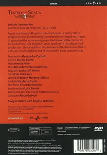 Giovanni Battista Pergolesi (1710-1736): Lo Frate 'nnammurato, DVD