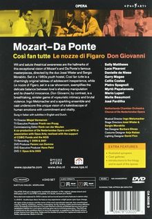 Wolfgang Amadeus Mozart (1756-1791): Die "Da Ponte-Opern", 3 DVDs