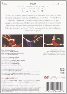 West Australian Ballet:Carmen (Bizet/Schtschedrin), DVD