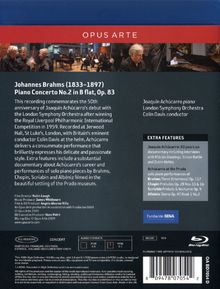 Johannes Brahms (1833-1897): Klavierkonzert Nr.2, Blu-ray Disc
