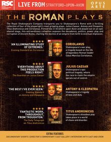 Shakespeare: The Roman Plays (Blu-ray), 4 Blu-ray Discs