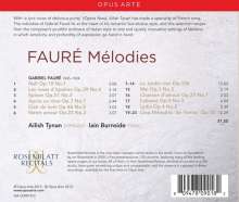 Gabriel Faure (1845-1924): Lieder "Melodies", CD