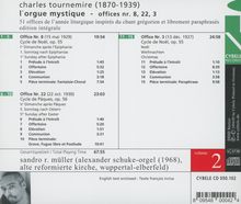Charles Tournemire (1870-1939): L'Orgue Mystique Vol.2, CD