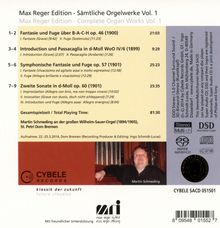 Max Reger (1873-1916): Sämtliche Orgelwerke Vol.1, Super Audio CD