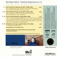 Max Reger (1873-1916): Sämtliche Orgelwerke Vol.12, Super Audio CD