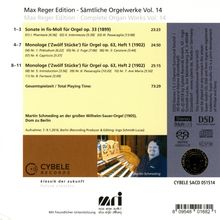 Max Reger (1873-1916): Sämtliche Orgelwerke Vol.14, Super Audio CD