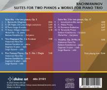 Sergej Rachmaninoff (1873-1943): Suiten für 2 Klaviere opp.5 &amp; 17, CD