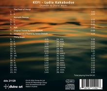 Lydia Kakabadse (geb. 1955): Chorwerke &amp; Kammermusik "KEFI", CD