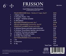 FRISSON MUSIC FOR WOODWIND ORCHESTRA. Czech Philharmonic Wind Ensemble. Krommer, Strauss, Chaminade, Lambert, Woolfenden.