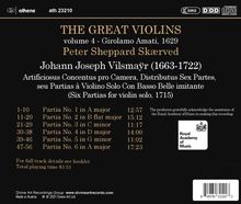 Peter Sheppard Skaerved - The Great Violins Vol.4: Girolamo Amati 1629, CD