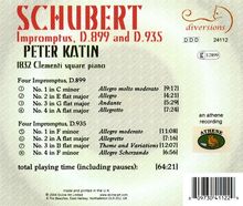 Franz Schubert (1797-1828): Impromptus D.899 &amp; 935, CD