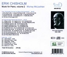 Eric Chisholm (1904-1965): Musik für Klavier Vol.2, CD