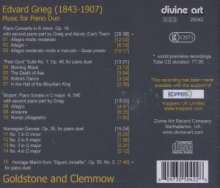 Edvard Grieg (1843-1907): Klavierkonzert op.16 für 2 Klaviere, CD