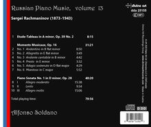 Russian Piano Music Vol.13, CD
