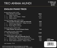Trio Anima Mundi - English Piano Trios, CD