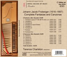 Johann Jacob Froberger (1616-1667): Sämtliche Fantasien &amp; Canzonen für Clavichord, CD