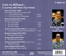 Zeynep Ücbasaran &amp; Sergio Gallo - Liszt to Milhaud, CD