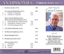 Carson Cooman (geb. 1982): Orgelwerke "Antiphonies", CD