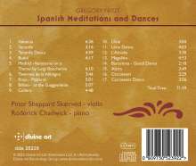 Gregory Fritze (geb. 1954): Spanish Meditations &amp; Dances für Violine &amp; Klavier, CD