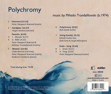 Mihailo Trandafilovski (geb. 1974): Kammermusik "Polychromy", CD