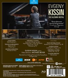 Evgeny Kissin - The Salzburg Recital August 2021, Blu-ray Disc