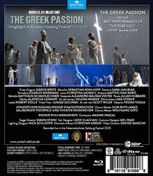 Bohuslav Martinu (1890-1959): Die Griechische Passion, Blu-ray Disc