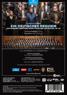 Johannes Brahms (1833-1897): Ein Deutsches Requiem op.45, DVD