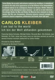 Carlos Kleiber - I am lost to the World (Dokumentation), DVD