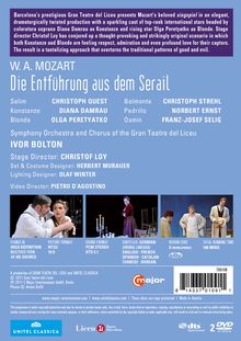 Wolfgang Amadeus Mozart (1756-1791): Die Entführung aus dem Serail, 2 DVDs