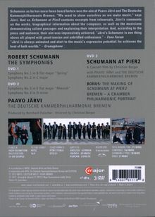 Robert Schumann (1810-1856): Filmmusik: Robert Schumann at Pier2 (Symphonien Nr.1-4 &amp; Konzertfilm), 3 DVDs