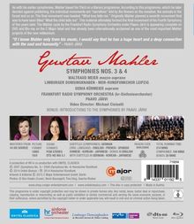 Gustav Mahler (1860-1911): Symphonie Nr. 3 &amp; 4, Blu-ray Disc