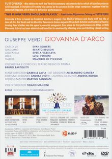 Giuseppe Verdi (1813-1901): Tutto Verdi Vol.7: Giovanna D'Arco (DVD), DVD
